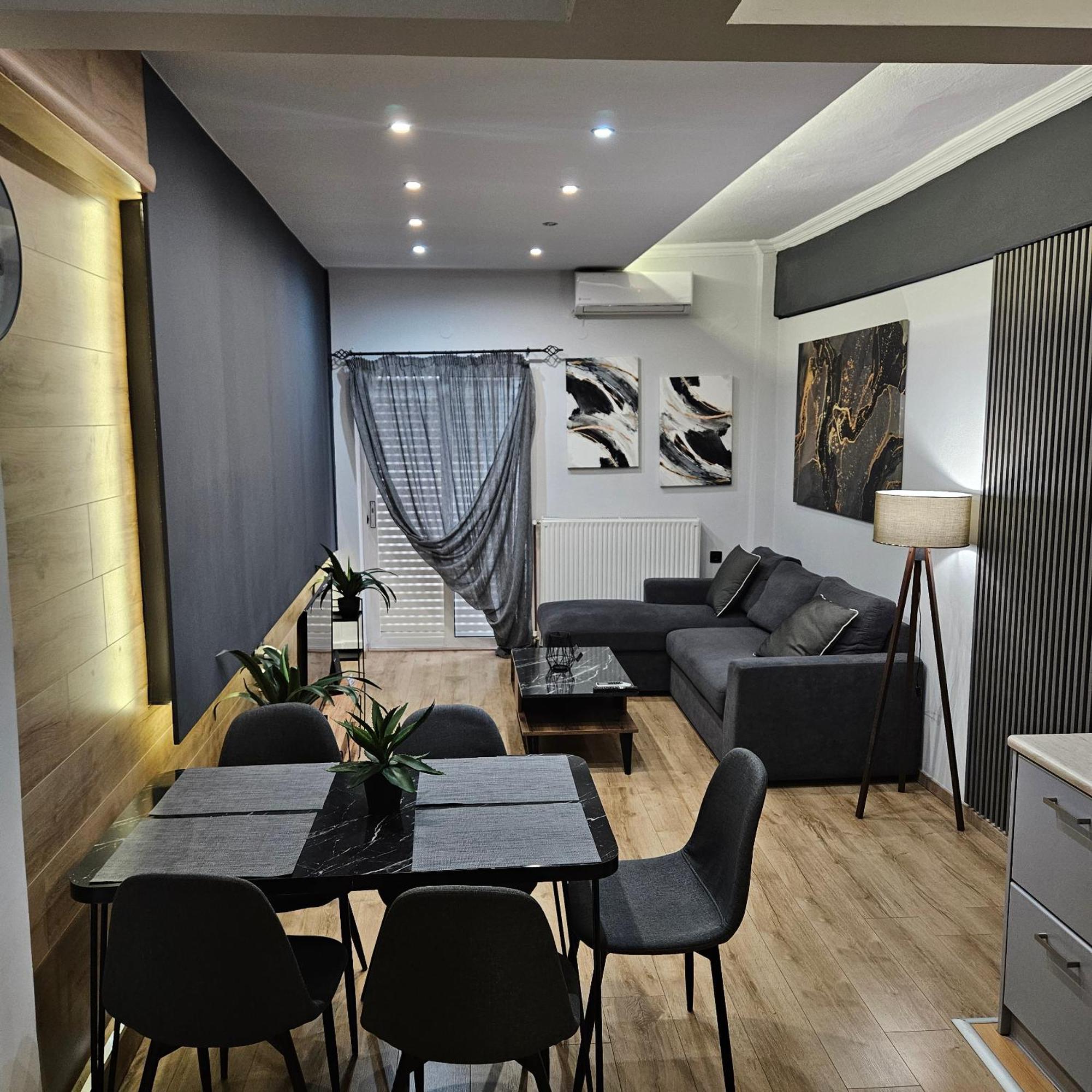 Central 3 Modern Apartment With Free Parking Serres Extérieur photo