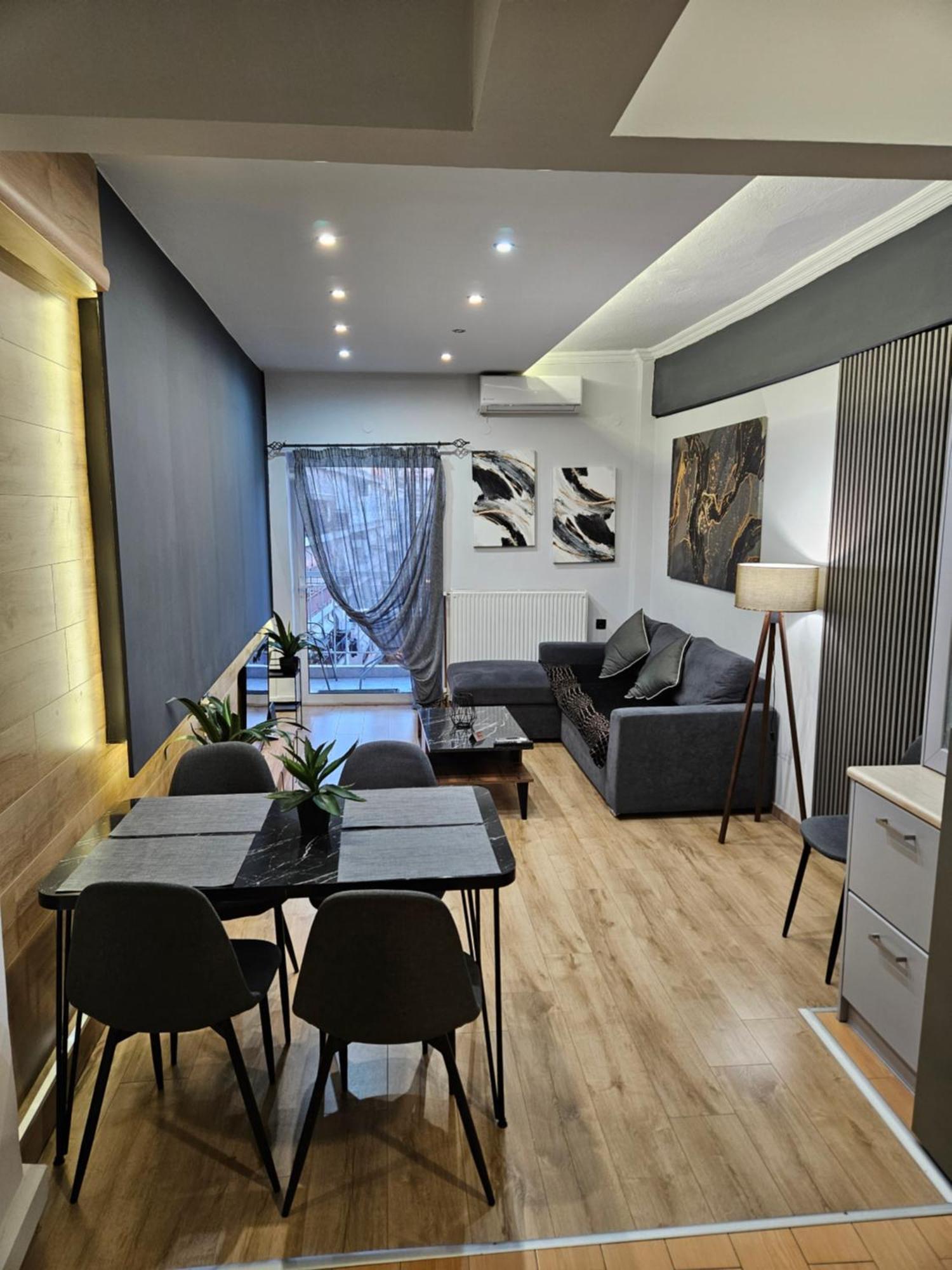 Central 3 Modern Apartment With Free Parking Serres Extérieur photo