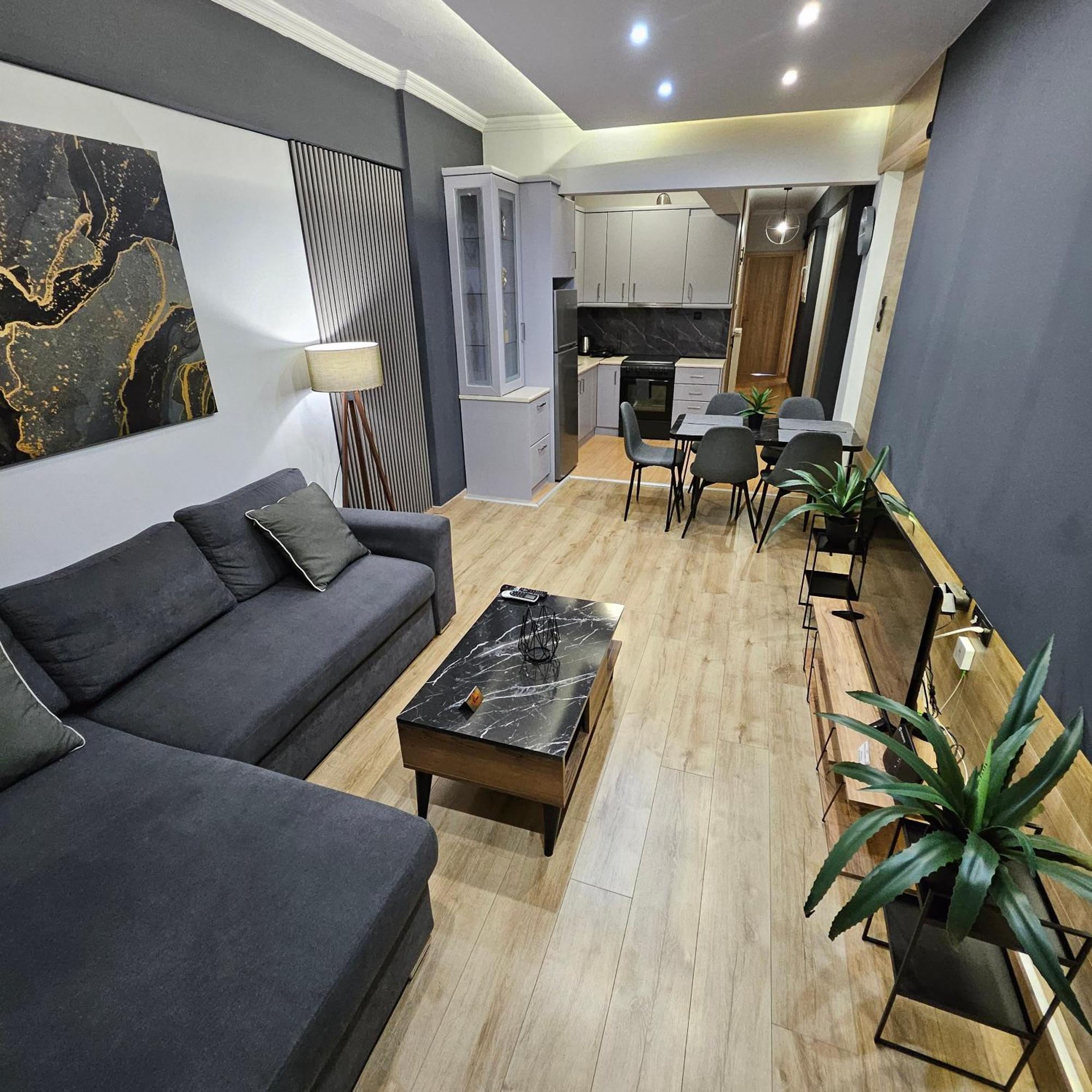 Central 3 Modern Apartment With Free Parking Serres Extérieur photo
